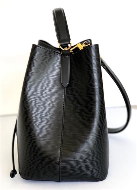 louis vuitton black bucket bag|louis vuitton neonoe bag.